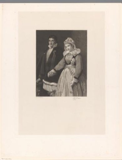 Married couple in Scandinavian costume