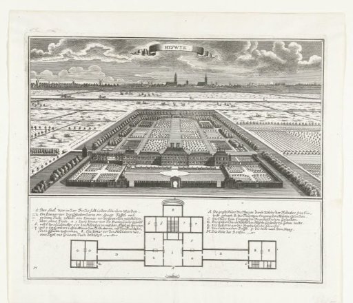 View of the Huis ter Nieuburch at Rijswijk, 1697