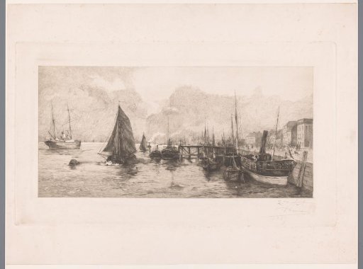 View of a harbour