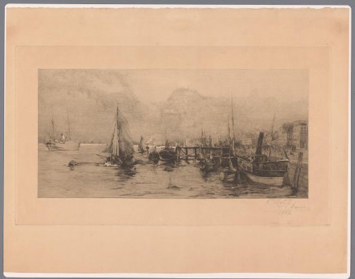View of a harbour