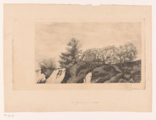 Landscape at Yvoir on the bank of the Meuse