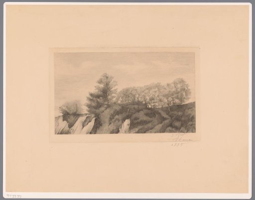 Landscape at Yvoir on the bank of the Meuse