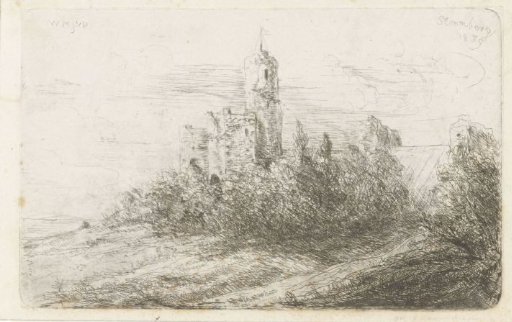 Ruin of the castle at Stromberg