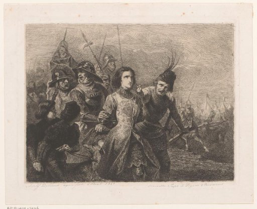 Joan of Arc Captured by Soldiers and Taken Away