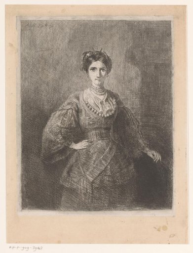 Portrait of an Unknown Young Woman in Turkish Costume