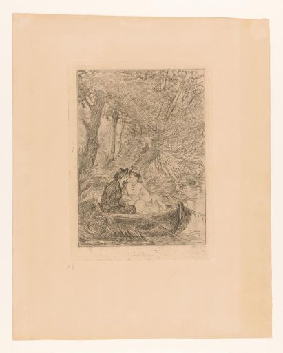 Two Lovers in a Boat