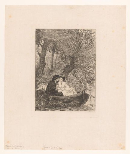 Two Lovers in a Boat