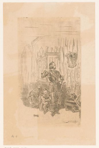 Knight Stabbed by a Servant in Armor
