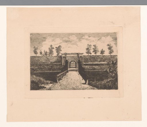 Front View of the Gate of Nimy