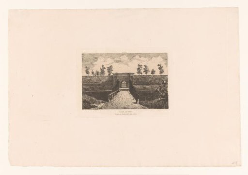 Front View of the Gate of Nimy
