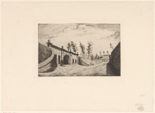 View of the Gate of Nimy