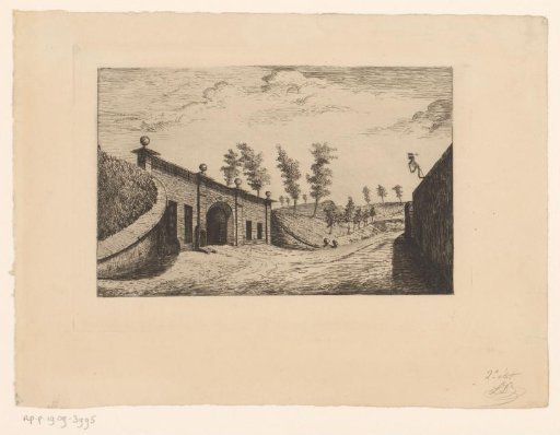 View of the Gate of Nimy