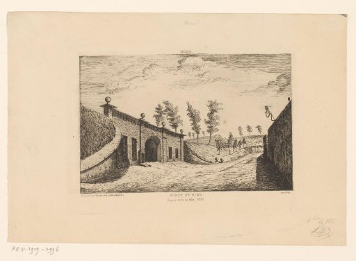 View of the Gate of Nimy