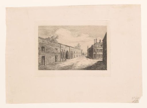 View of the Porte d'Havré in Mons