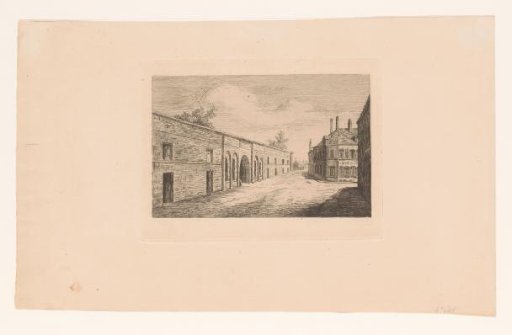View of the Porte d'Havré in Mons