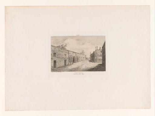 View of the Porte d'Havré in Mons