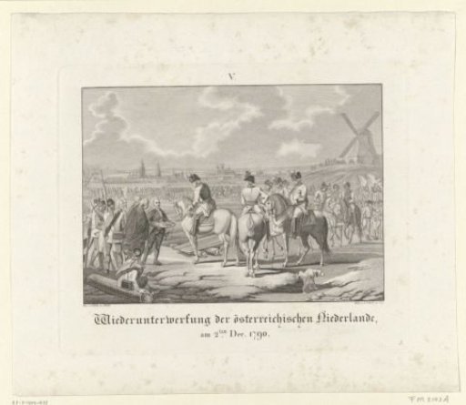 Surrender of Bruges to the Austrian Troops, 1790