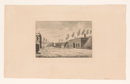 View of the Porte du Rivage