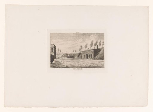 View of the Porte du Rivage