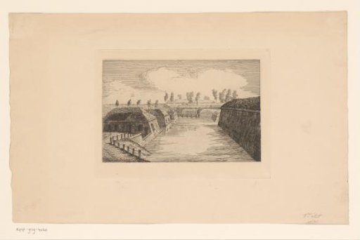 Canal near the gate of Nimy
