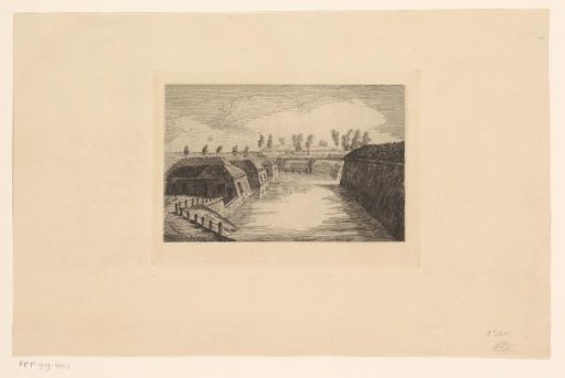 Canal near the gate of Nimy