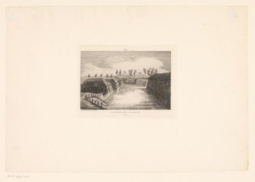 Canal near the gate of Nimy