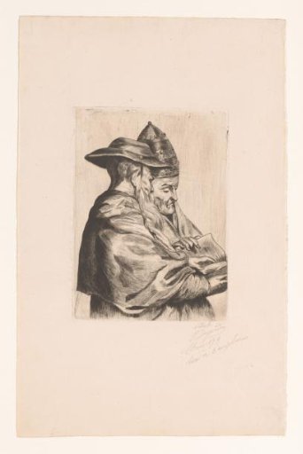 Cardinal and bishop studying a book