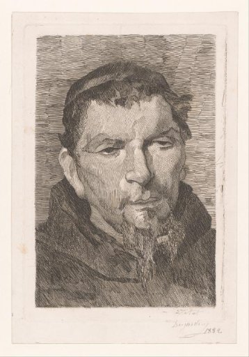 Portrait of an unknown monk