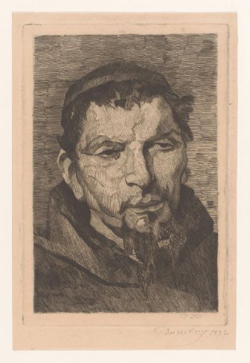 Portrait of an unknown monk