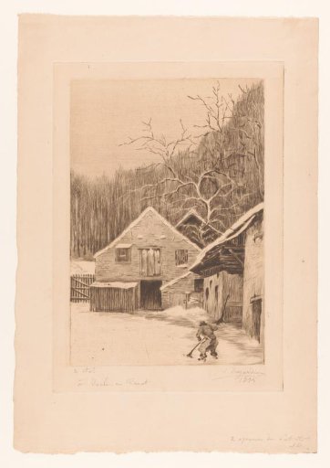 View of a farmstead at Ukkel