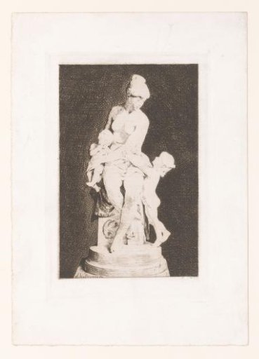 Statue of Charity with Two Children
