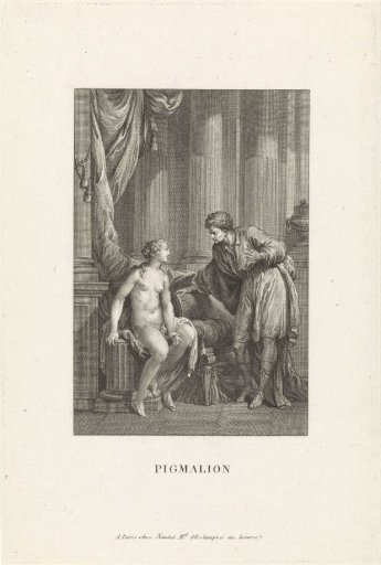 Pygmalion speaks with Galatea