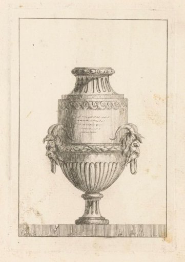 Vase with satyr heads