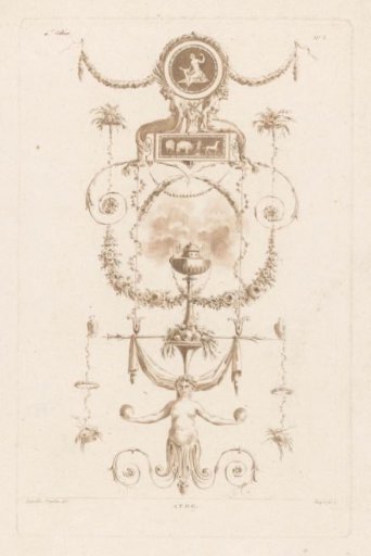 Arabesques with incense burner