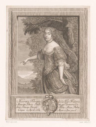 Portrait of Mauricette-Fébronie de La Tour d’Auvergne