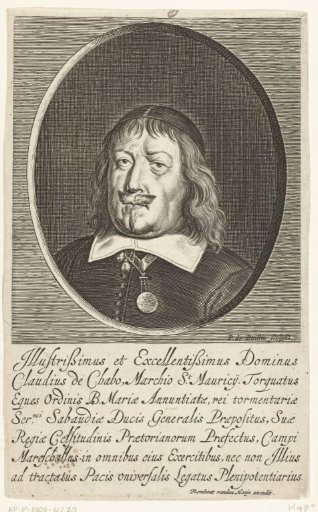 Portrait of Claude de Chabot, Marquis of Saint Mauritius