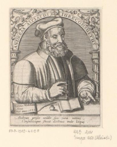 Portrait of Andrea Alciati