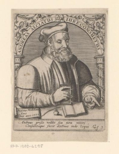 Portrait of Andrea Alciati