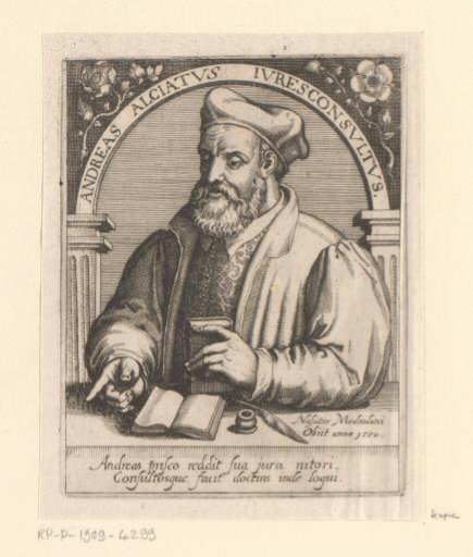 Portrait of Andrea Alciati
