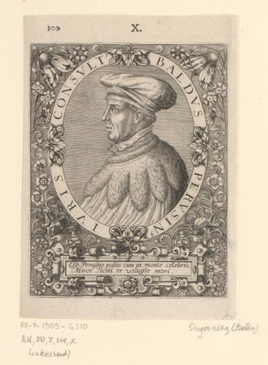 Portrait of Baldus de Ubaldis