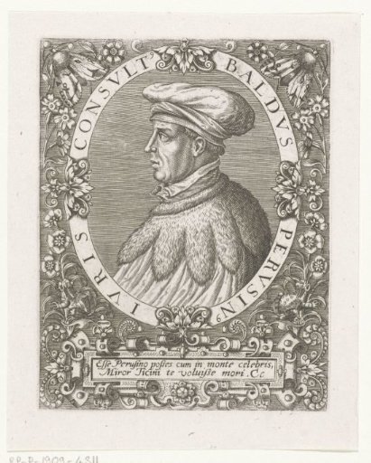 Portrait of Baldus de Ubaldis