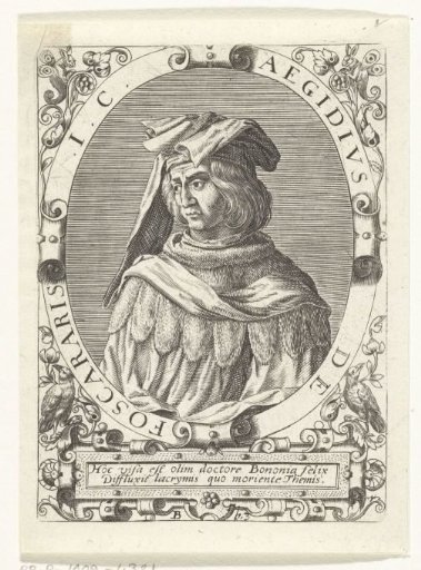 Portrait of Aegidius de Fuscariis