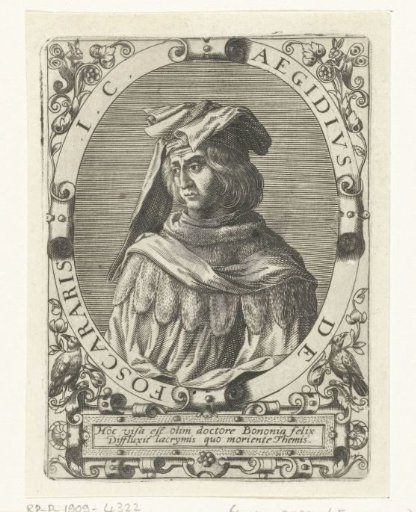Portrait of Aegidius de Fuscariis