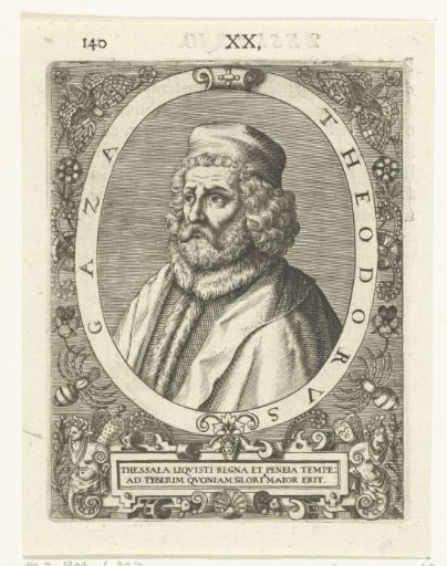 Portrait of Theodorus Gaza