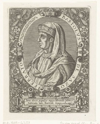 Portrait of Bartolus de Saxoferrato