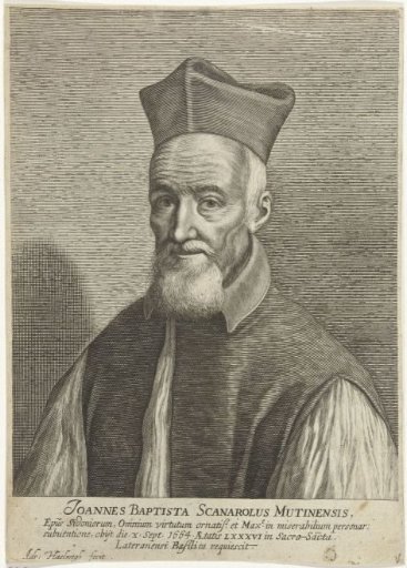 Portrait of Johannes Baptist Scanaroli