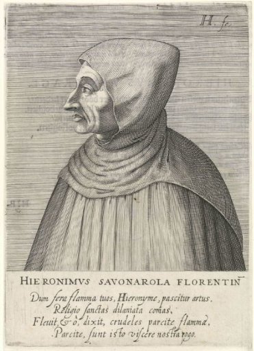 Portrait of Girolamo Savonarola