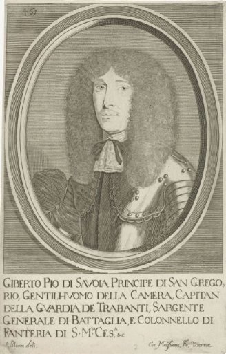 Portrait of Gilberto Pio di Savoia