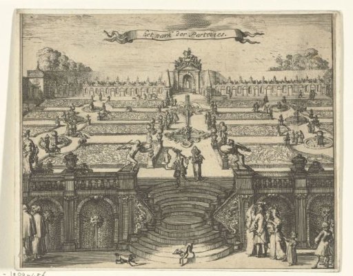 View of the Park of Enghien (Edingen)