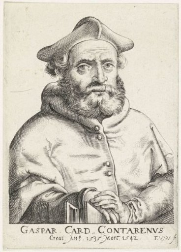 Portrait of the Italian Cardinal Gaspar Contarini